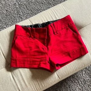 Red shorts